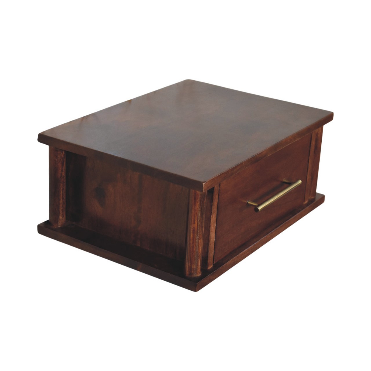 Wall-Mounted Bedside with Brass Handle - Image 5