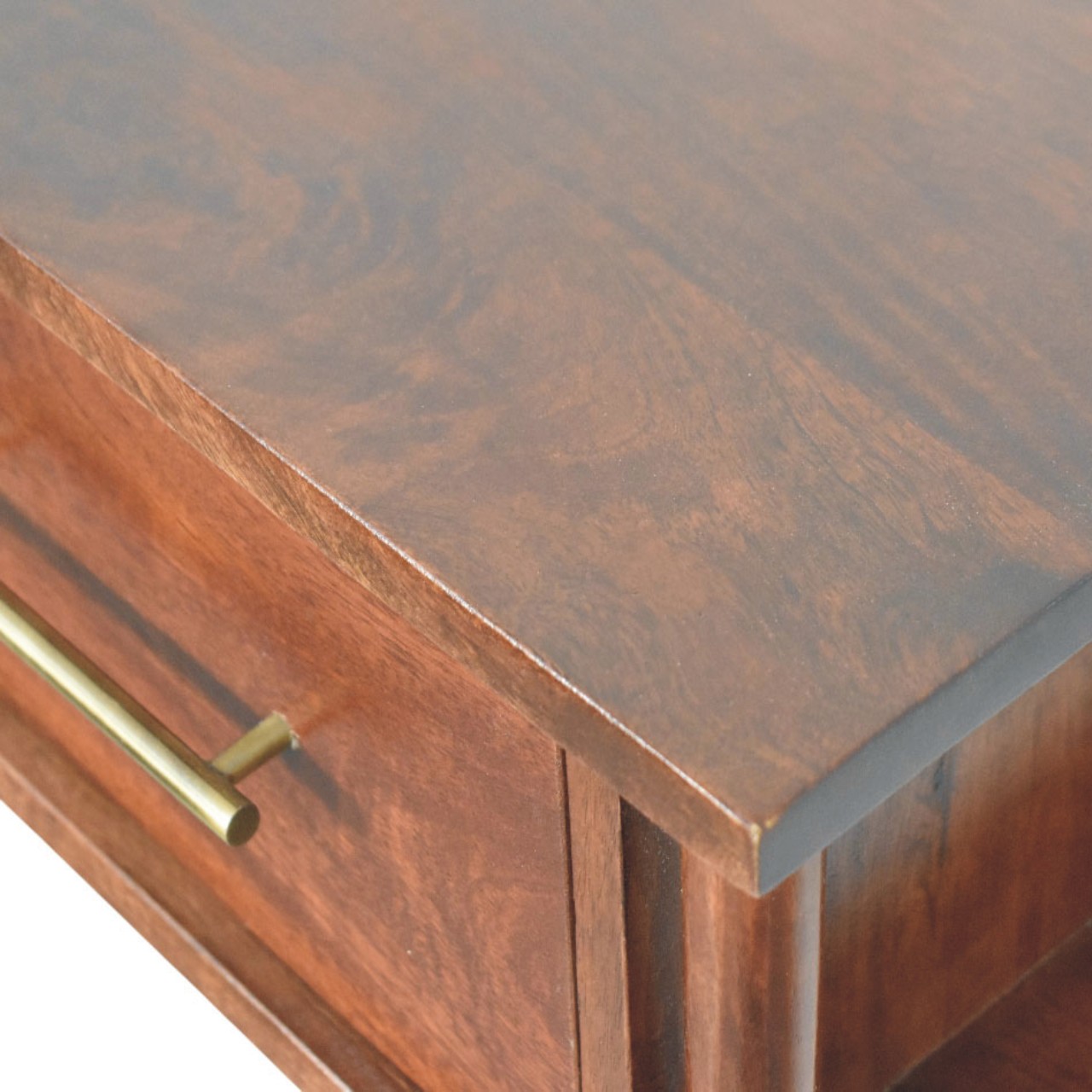 Wall-Mounted Bedside with Brass Handle - Image 6