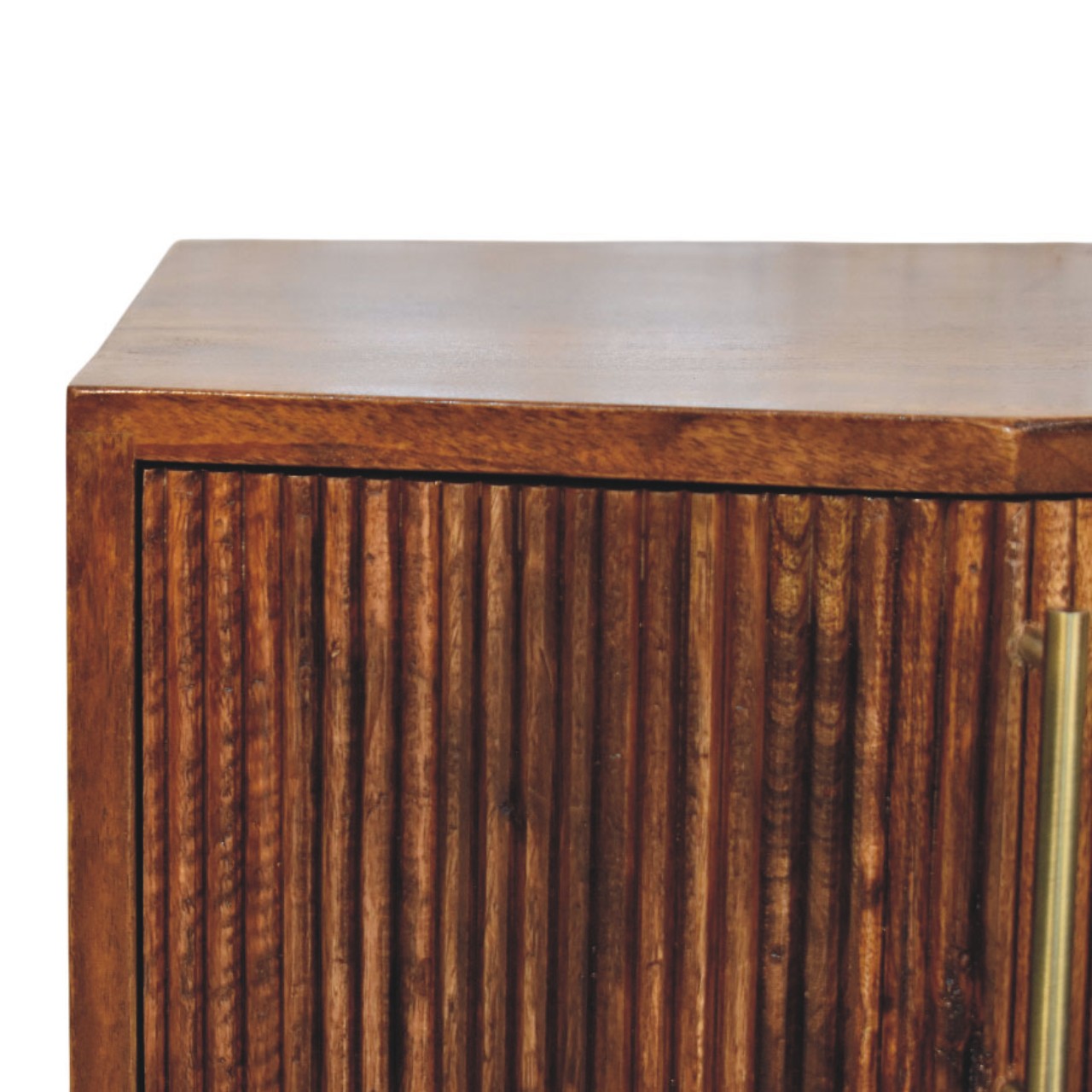 Harper Ribbed Chestnut Bedside - Image 6