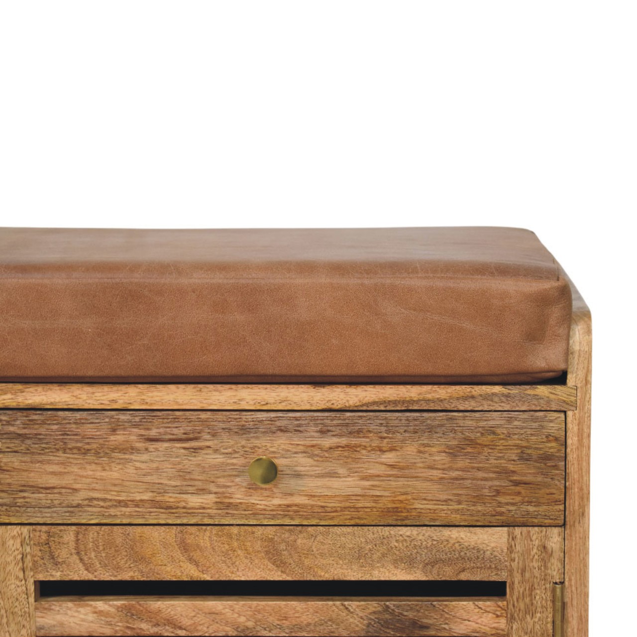 Oakridge Leather Shoe Cabinet - Image 4