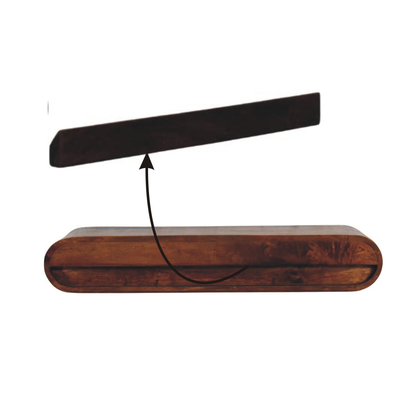 Arc Shadow Wall-Mounted Media Console - Image 9
