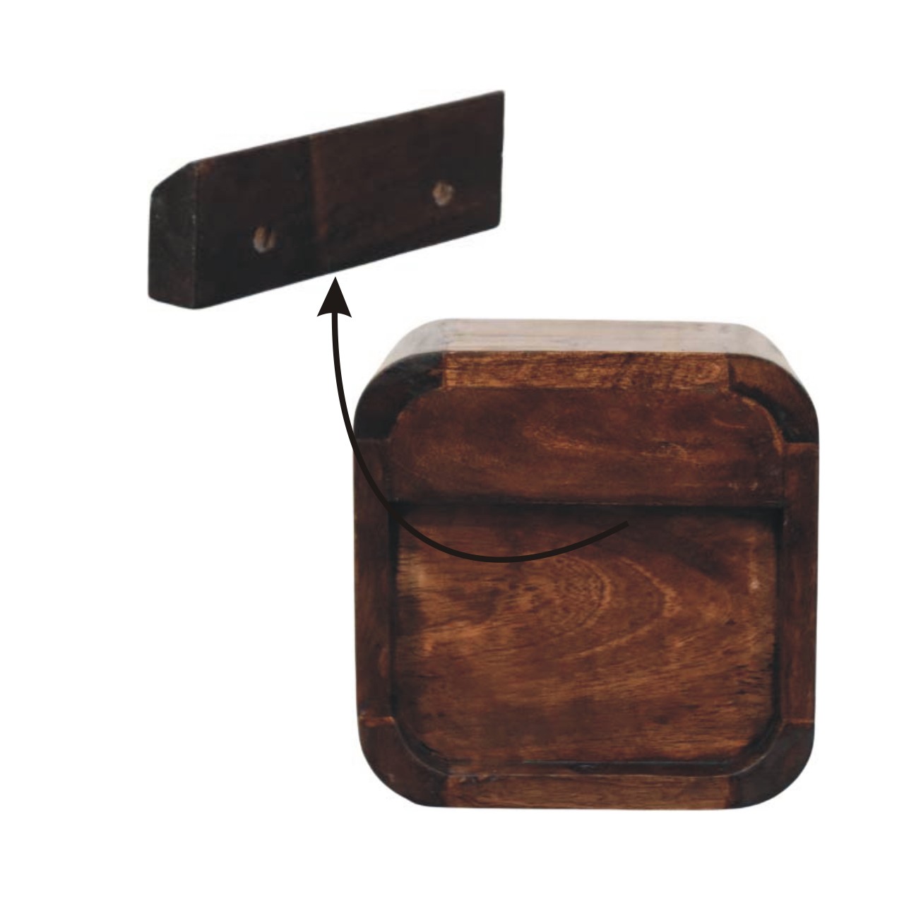 Curved Wall Mounted Bedside - Image 9