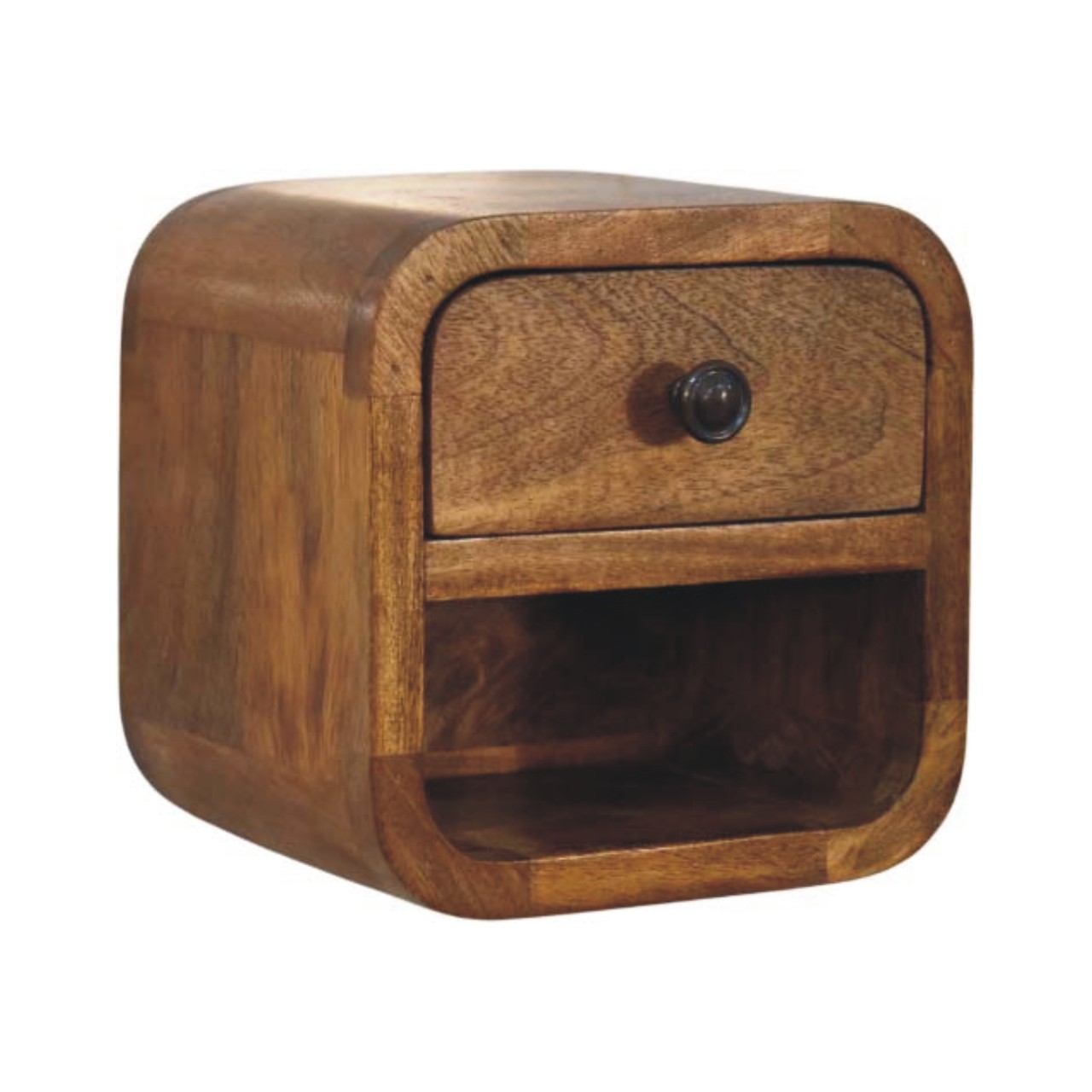 Curved Wall Mounted Nightstand - Image 3