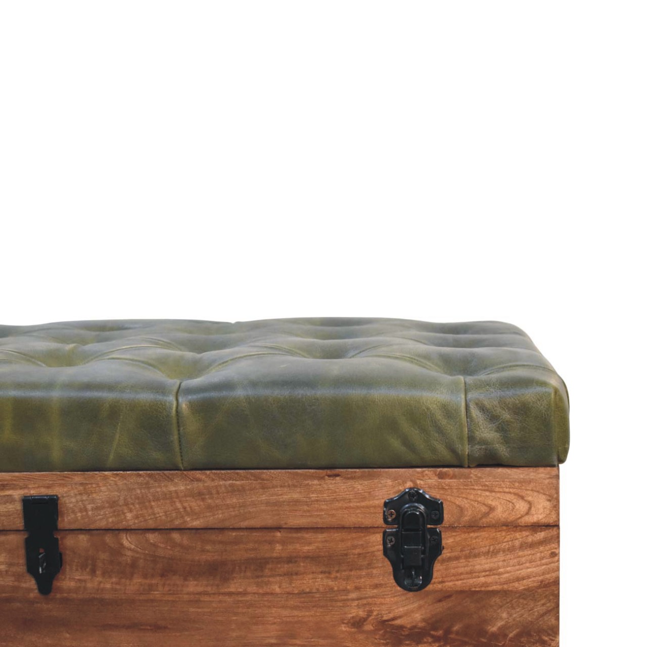 Roasted Almond Storage Trunk Bench - Image 5