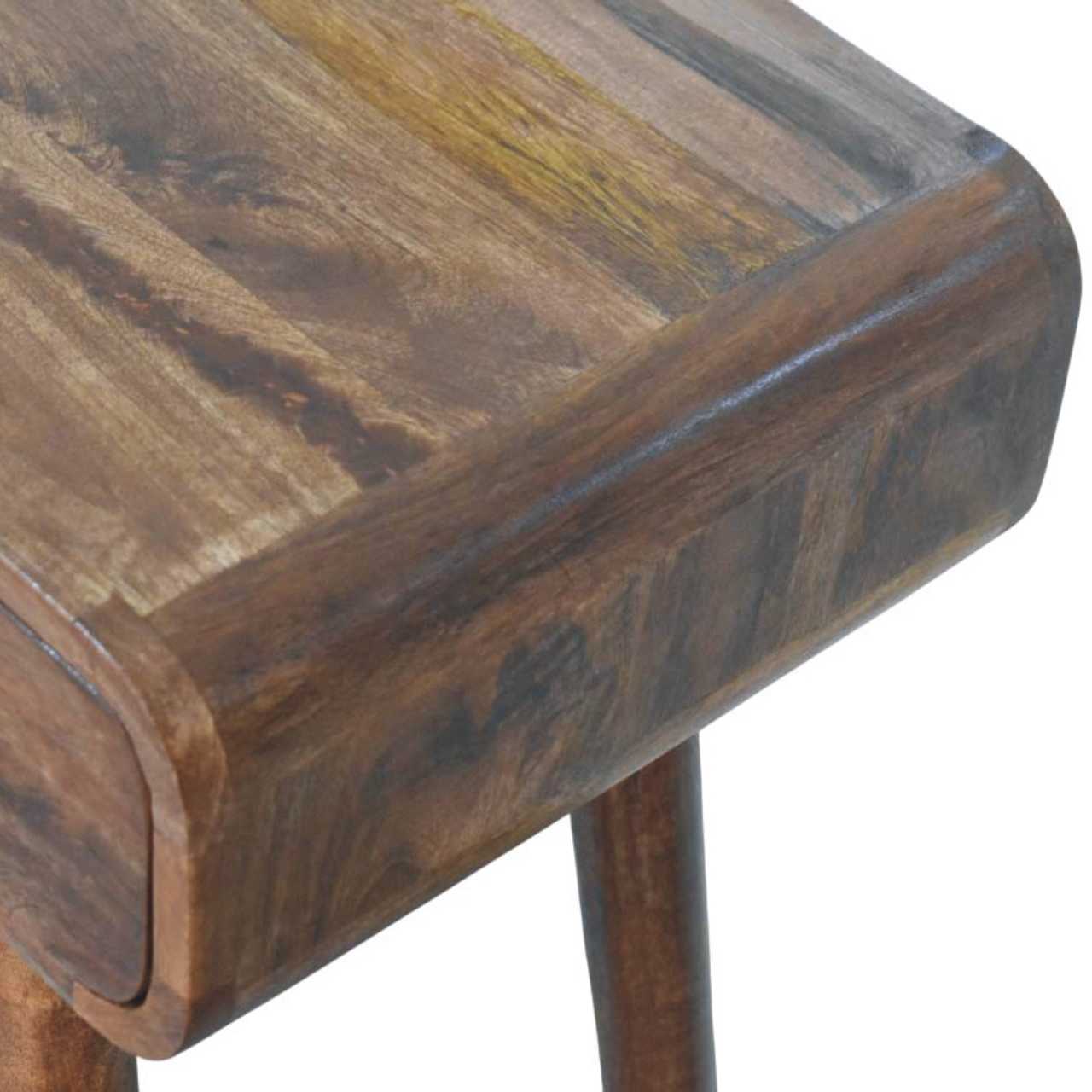 Curved Two Drawer Console Table - Image 7