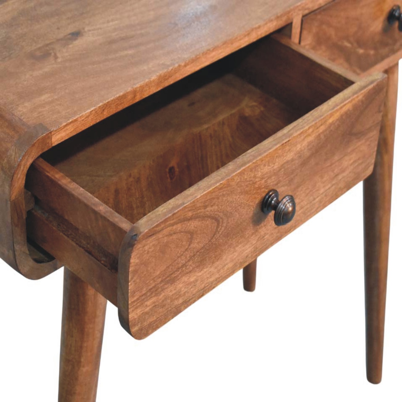 Curved Two Drawer Console Table - Image 6