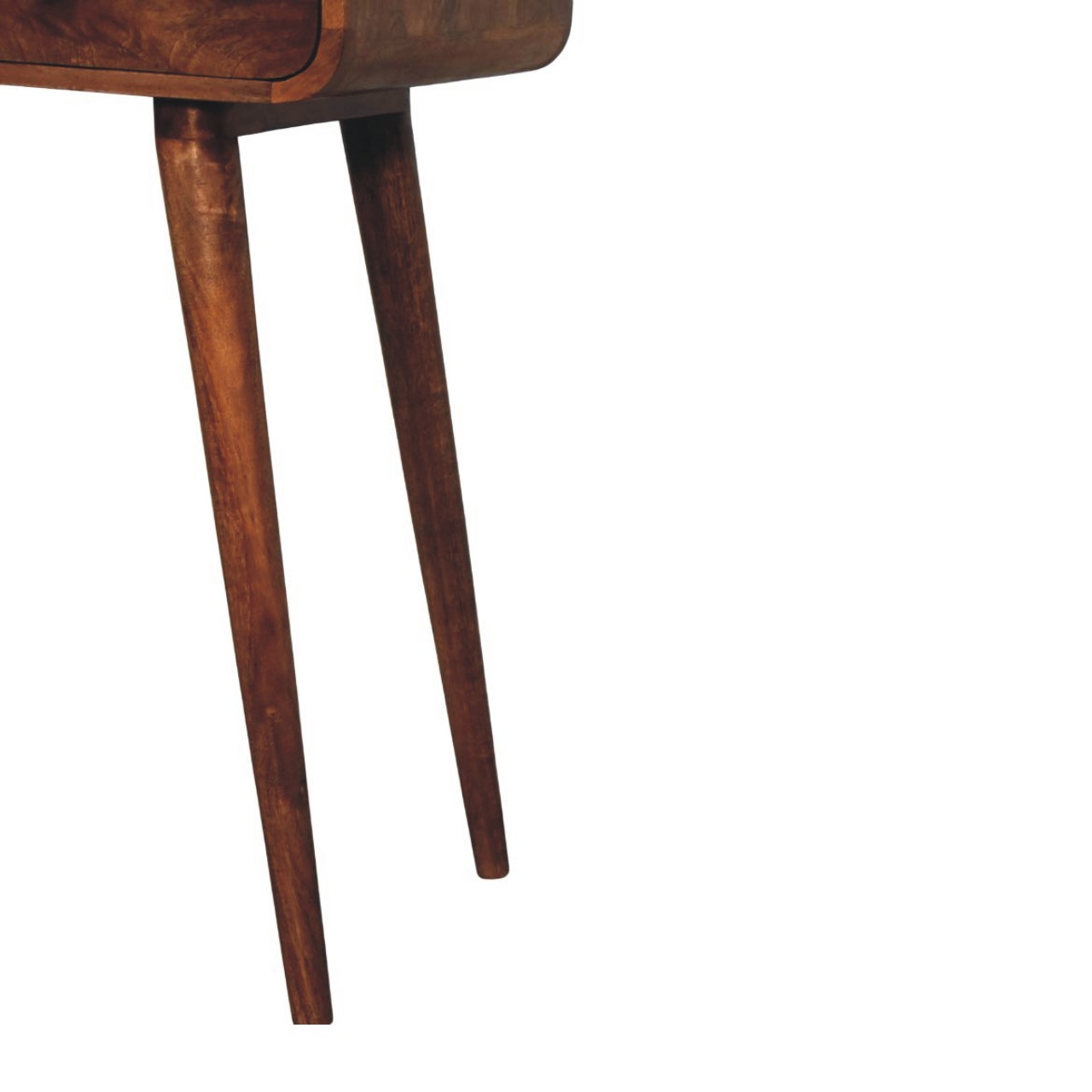 Curved Two Drawer Console Table - Image 8