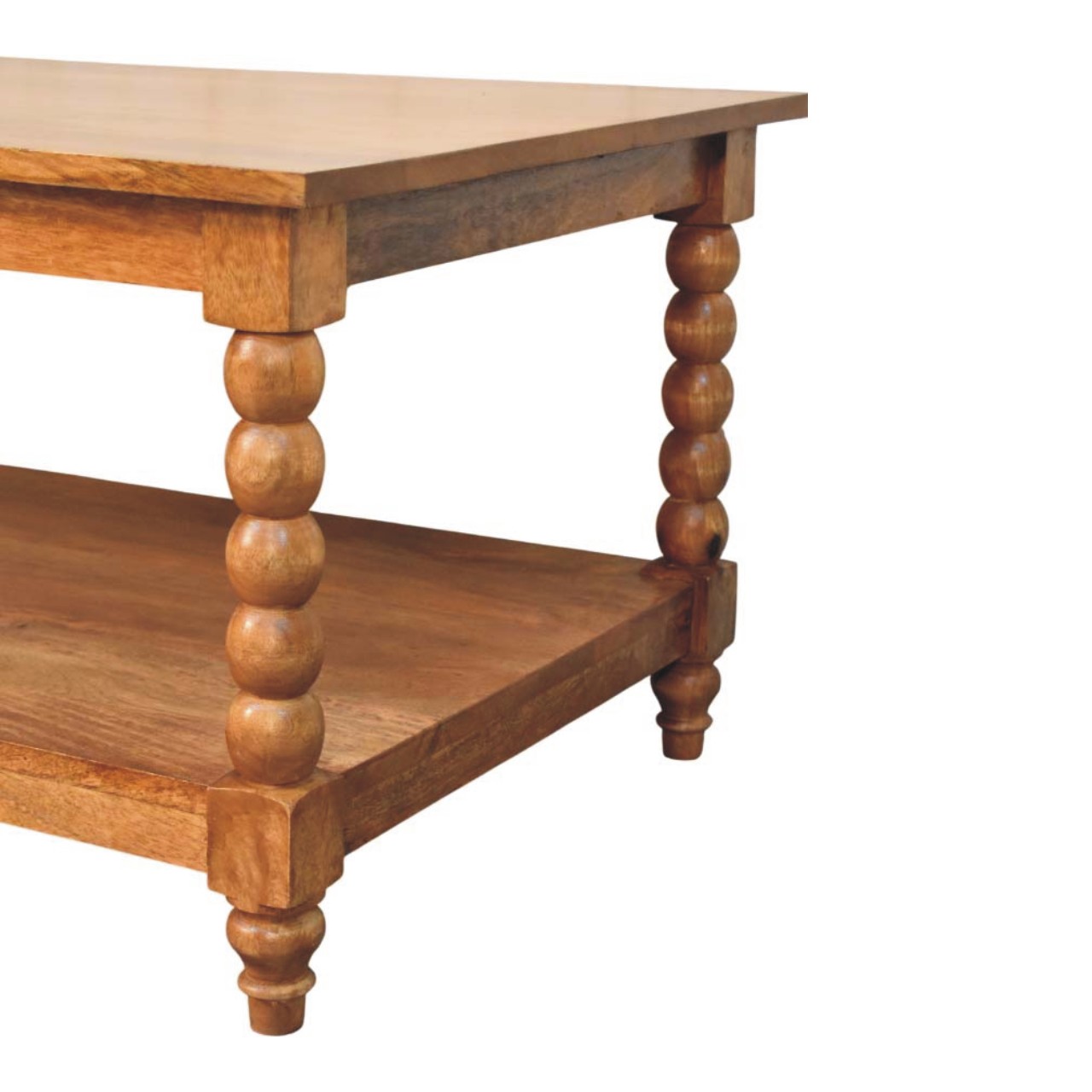 Spindle Coffee Table with Open Shelf - Image 6