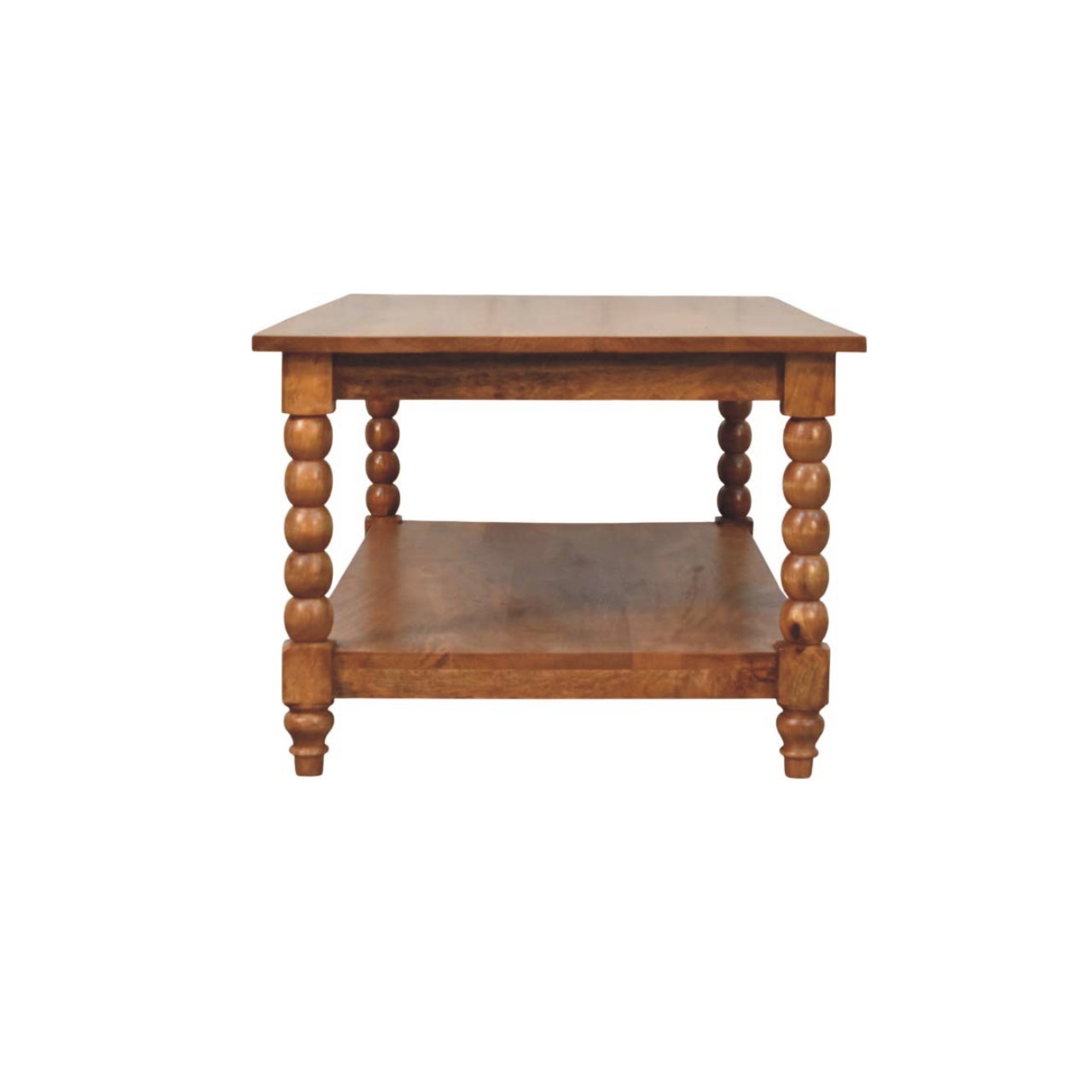 Spindle Coffee Table with Open Shelf - Image 8