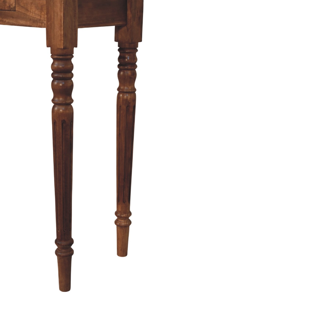 Three Drawer Console with Turned Legs - Image 7