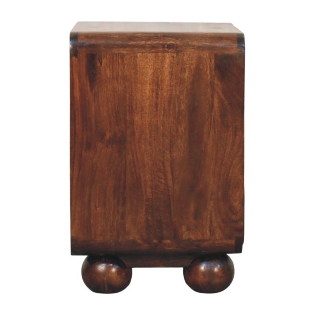 California Walnut Rattan Bedside - Image 8