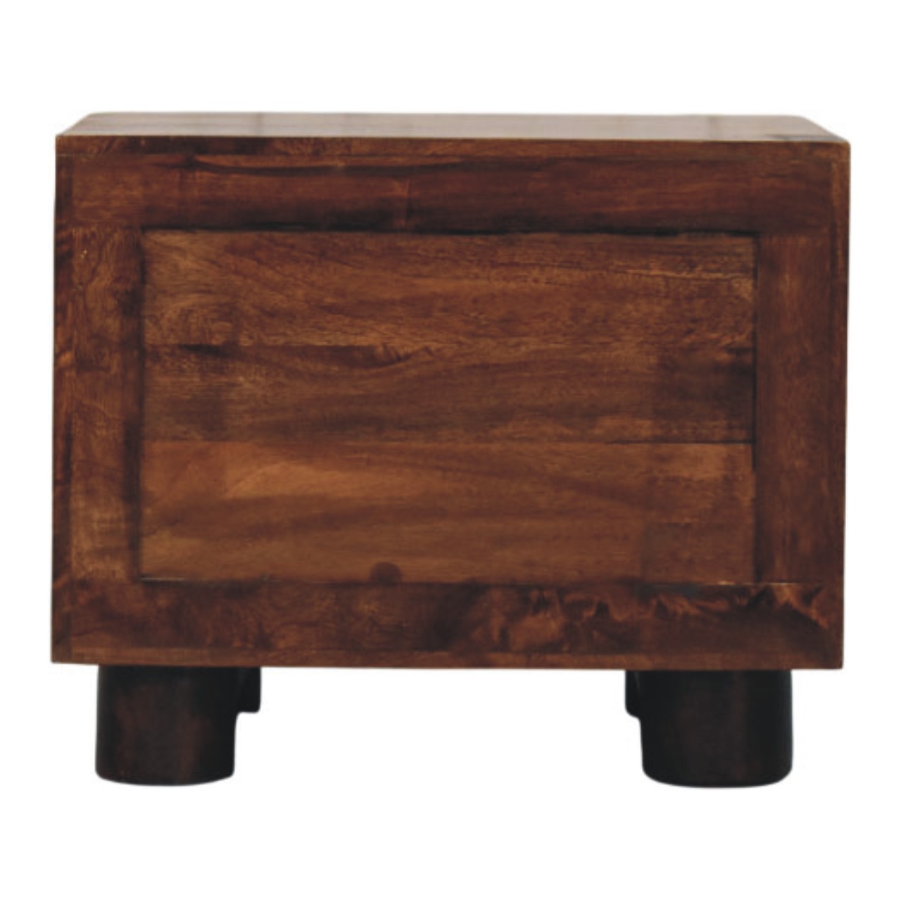 California Walnut Two Drawer Bedside - Image 9