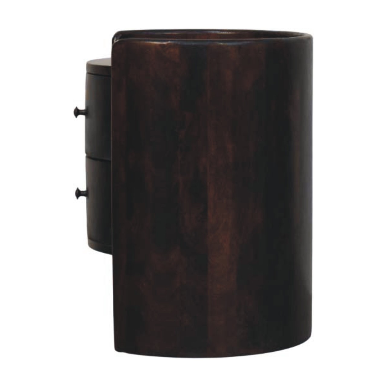 Velvet Mocha Round Side Table - Image 8