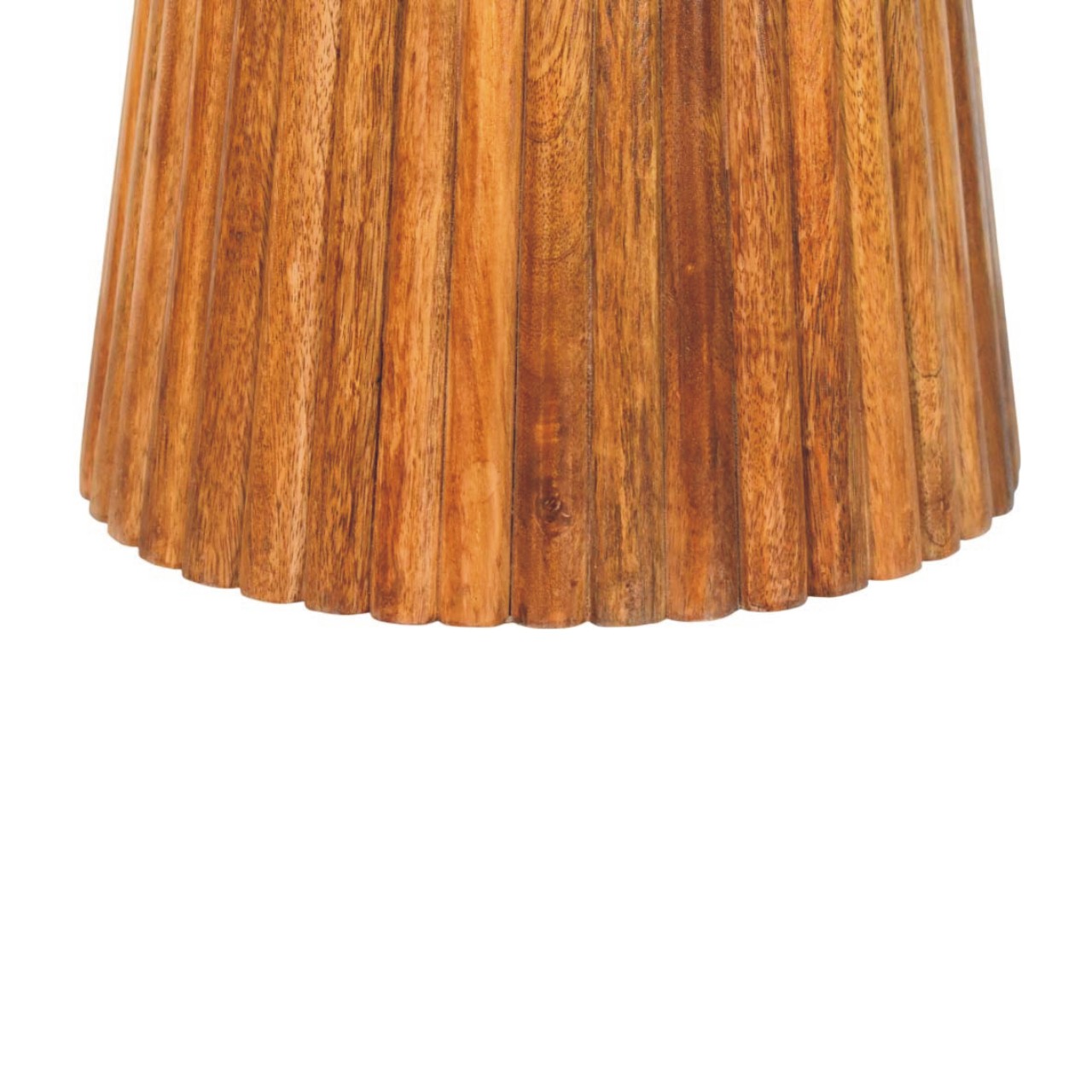 Amber Oak Round Side Table - Image 8