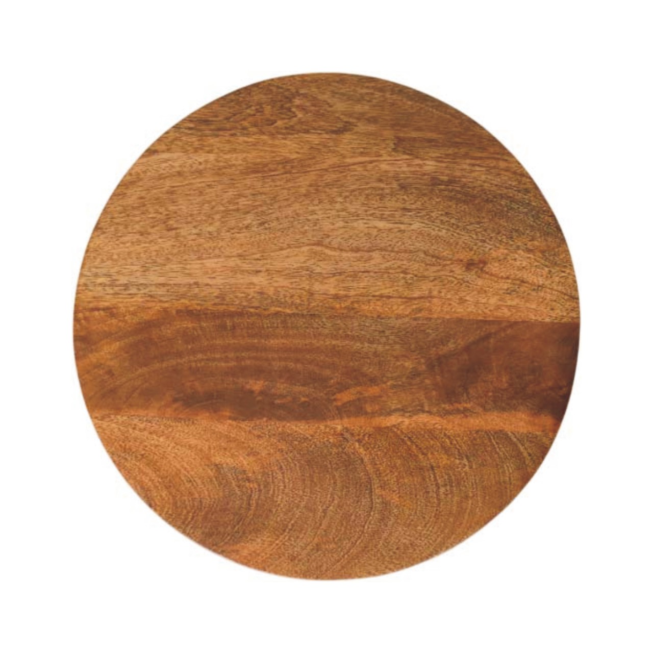 Amber Oak Round Side Table - Image 9