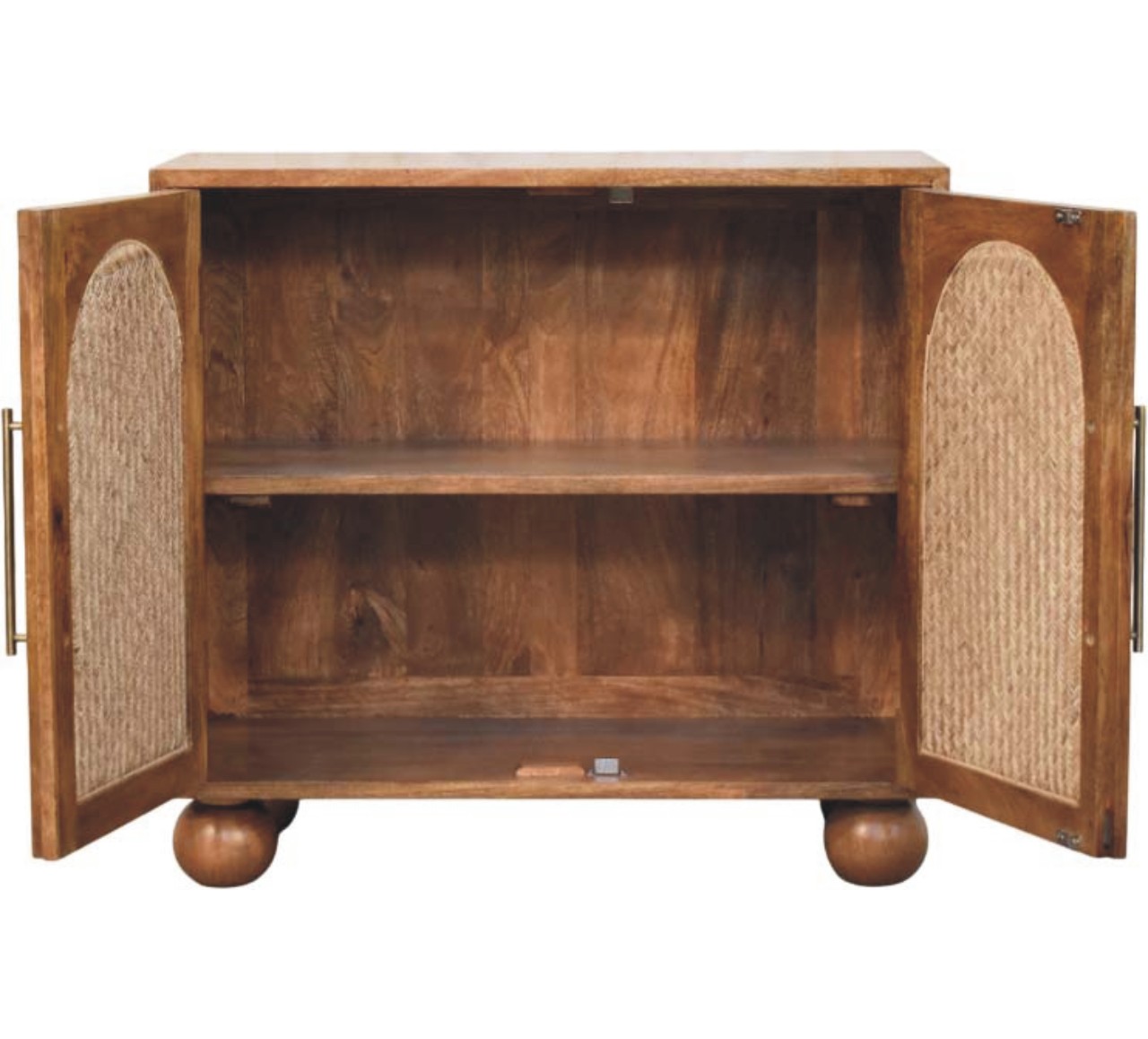 Arched Rattan Two-Door Sideboard - Image 6
