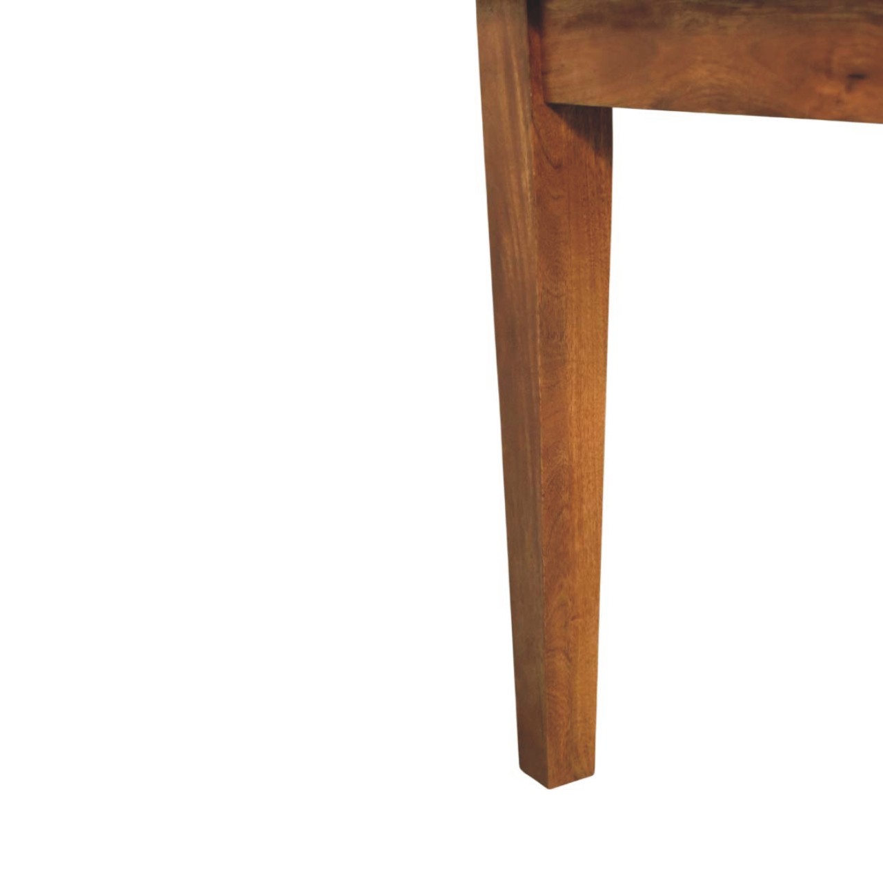 Golden Teak Solid Wood Dining Table - Image 7