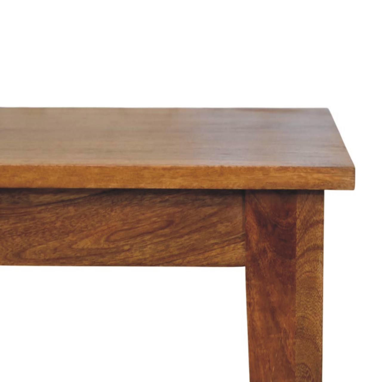 Golden Teak Solid Wood Dining Table - Image 8