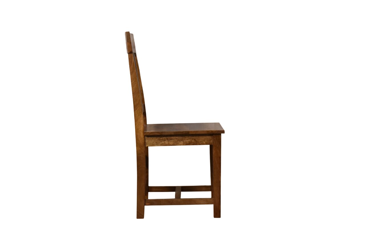 Slatted Back Dining Chair - Image 8