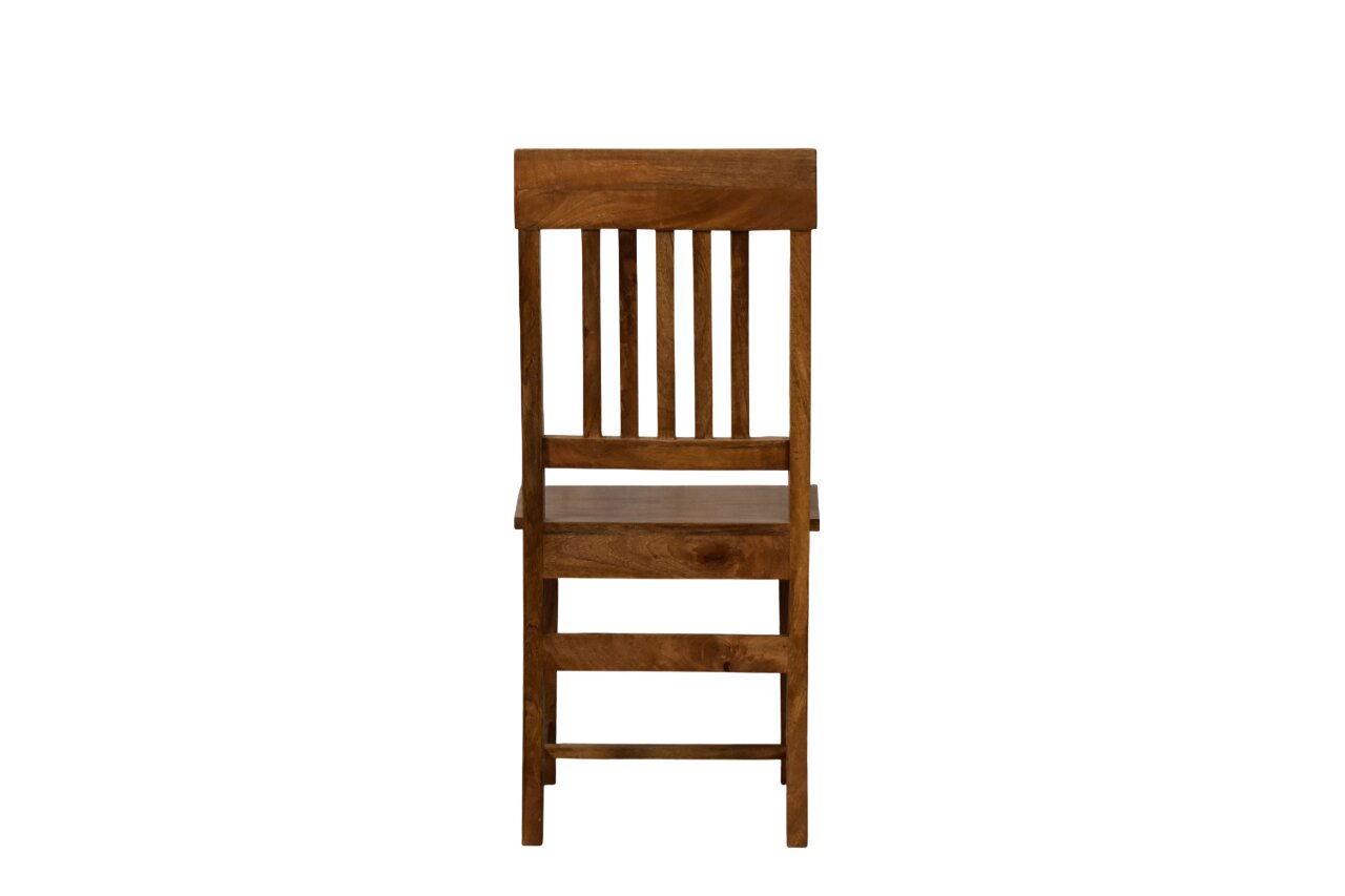 Slatted Back Dining Chair - Image 4