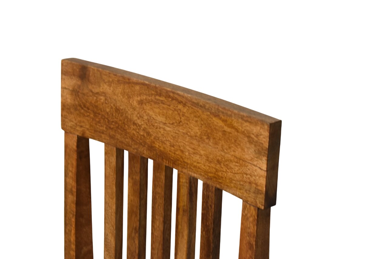Slatted Back Dining Chair - Image 5