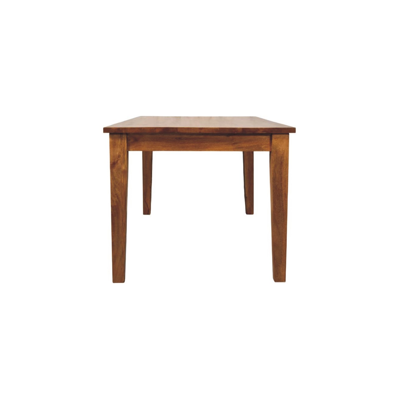 Classic Golden Teak Solid Wood Dining Table - Image 7
