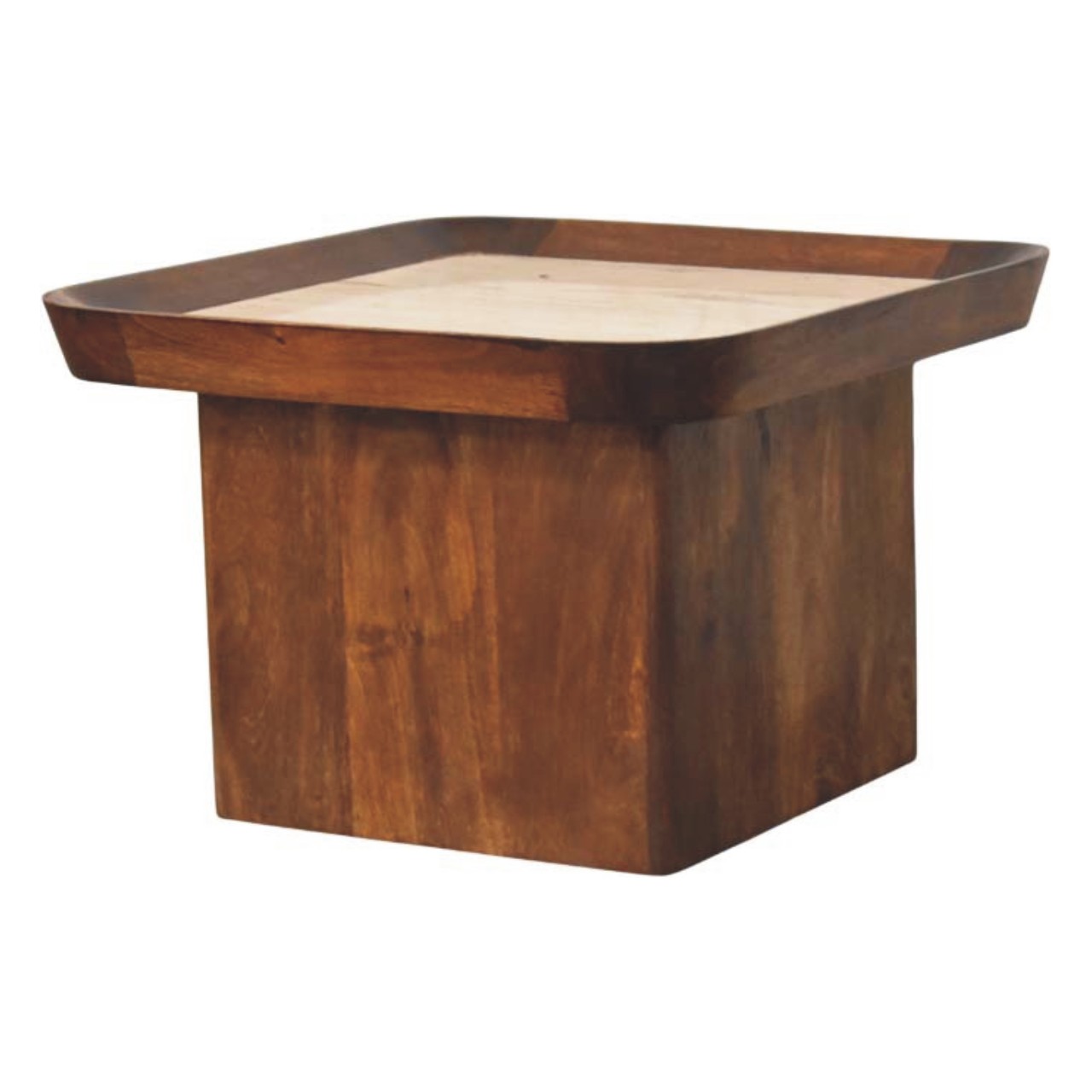 Travertine Top Tray Coffee Table - Image 2