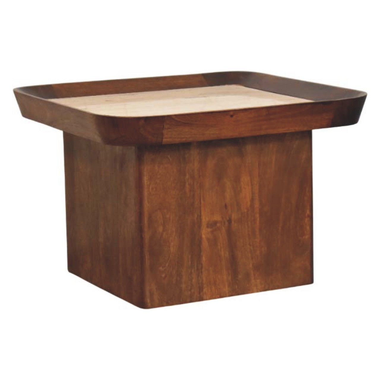 Travertine Top Tray Coffee Table - Image 3