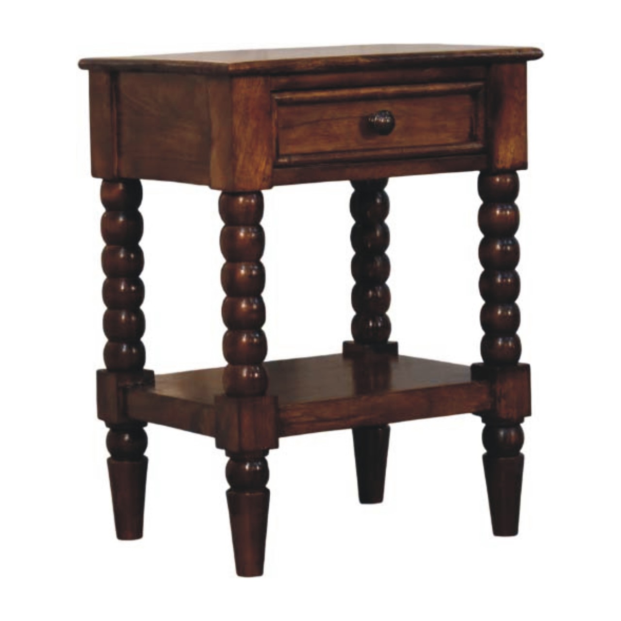 Spindle One Drawer Side Table - Image 2