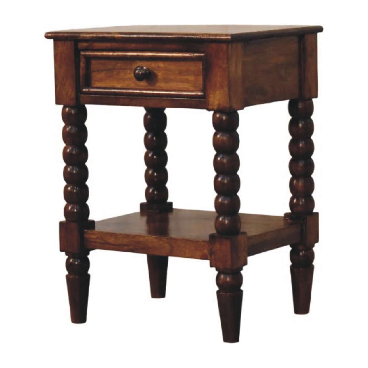Spindle One Drawer Side Table - Image 3