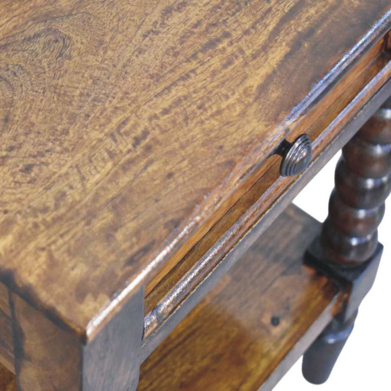 Spindle One Drawer Side Table - Image 5