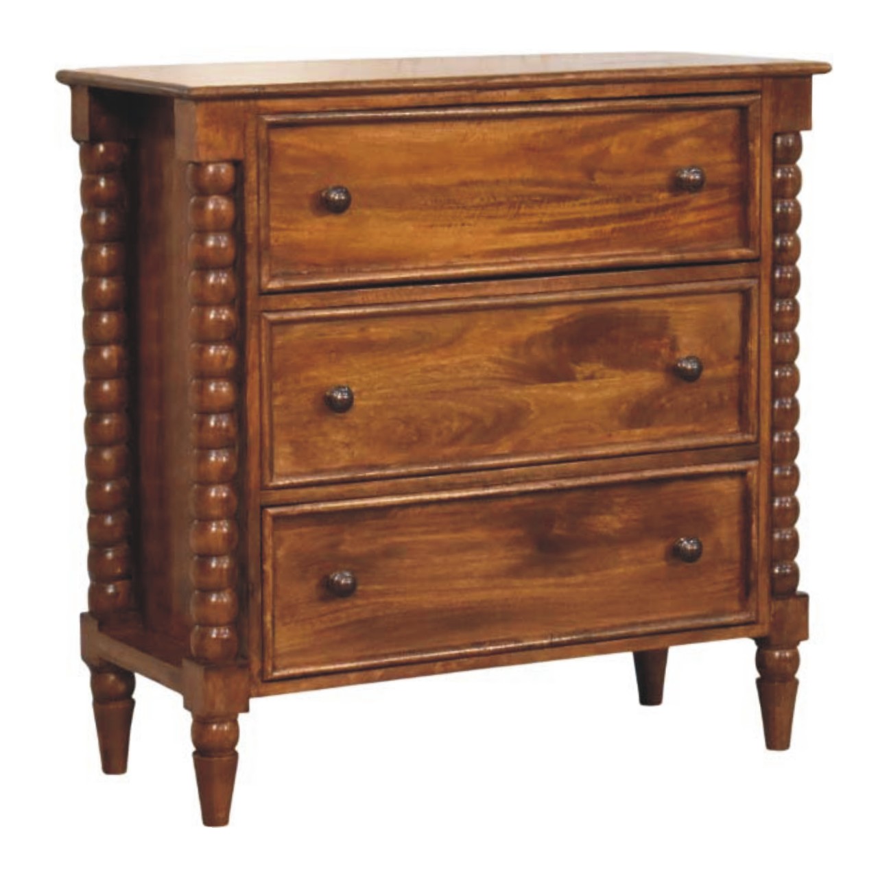 Spindle Three Drawer Chest - Image 2