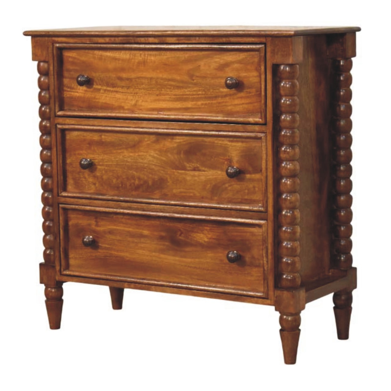 Spindle Three Drawer Chest - Image 3