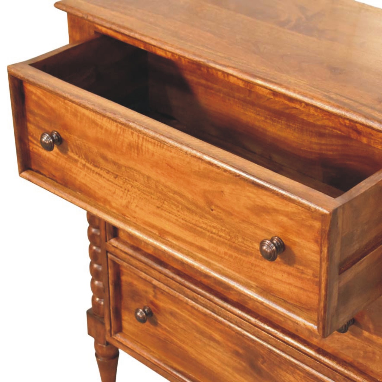 Spindle Three Drawer Chest - Image 6