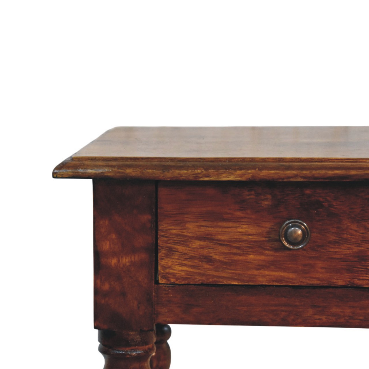 Tall Turned Leg Side Table - Image 4