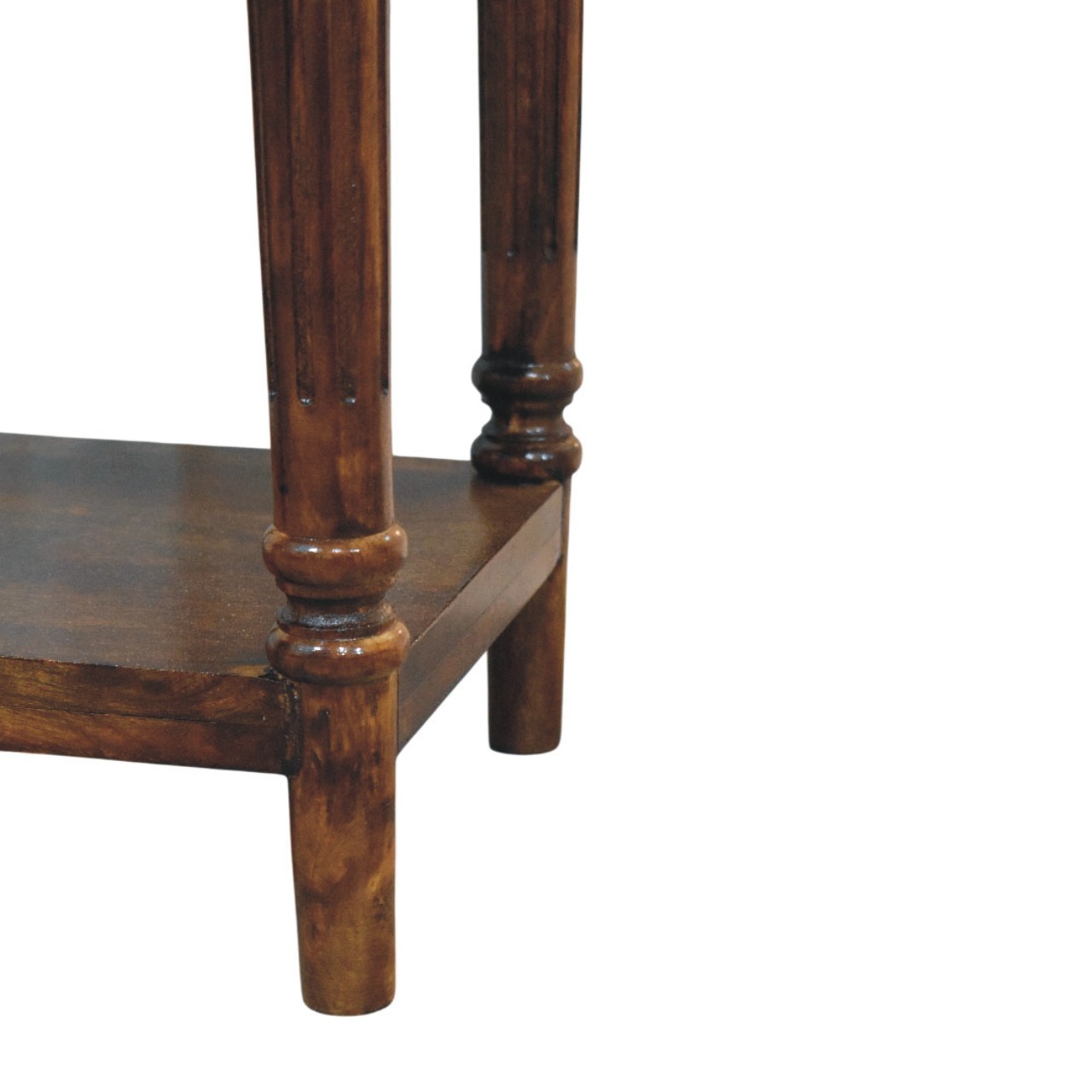 Tall Turned Leg Side Table - Image 7