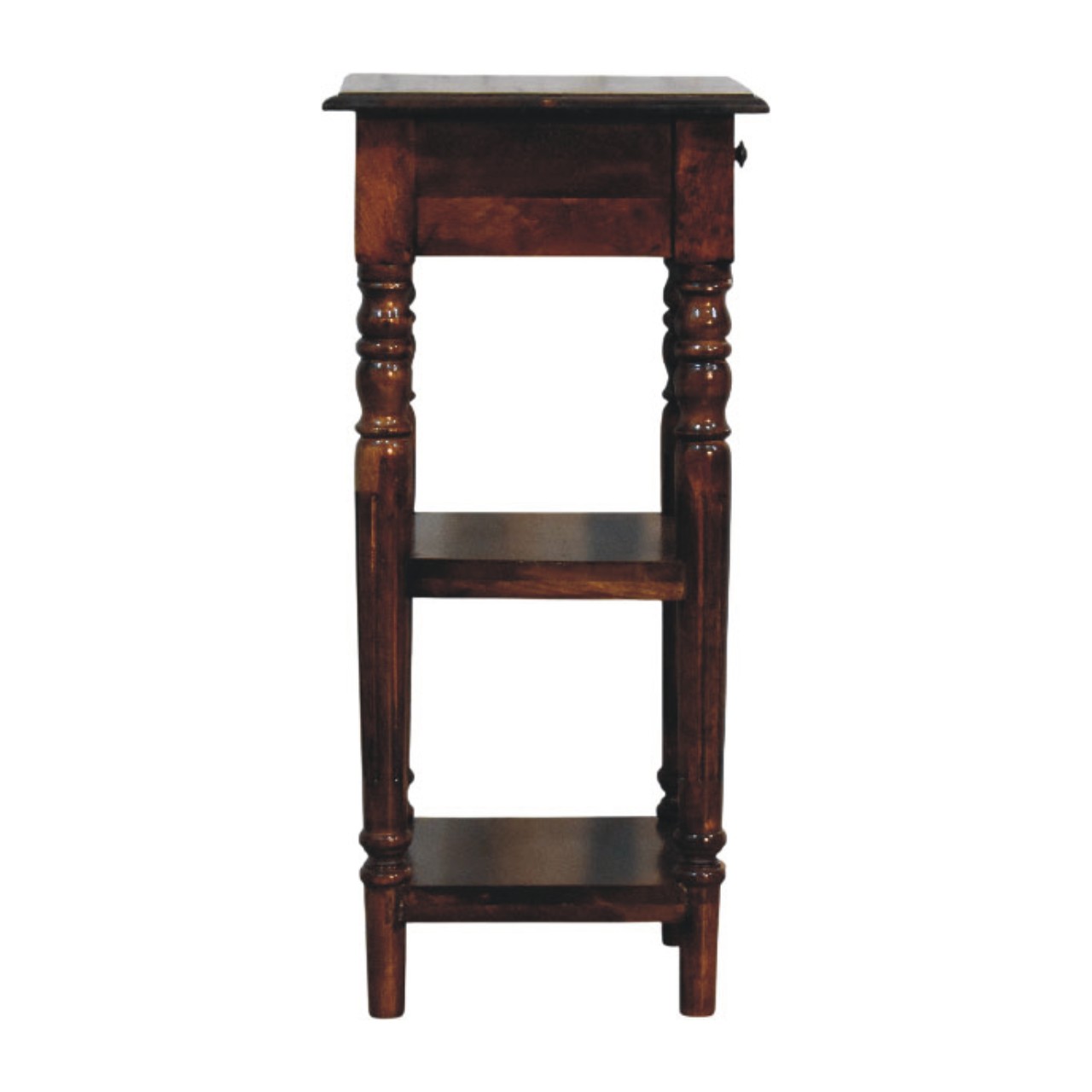 Tall Turned Leg Side Table - Image 8