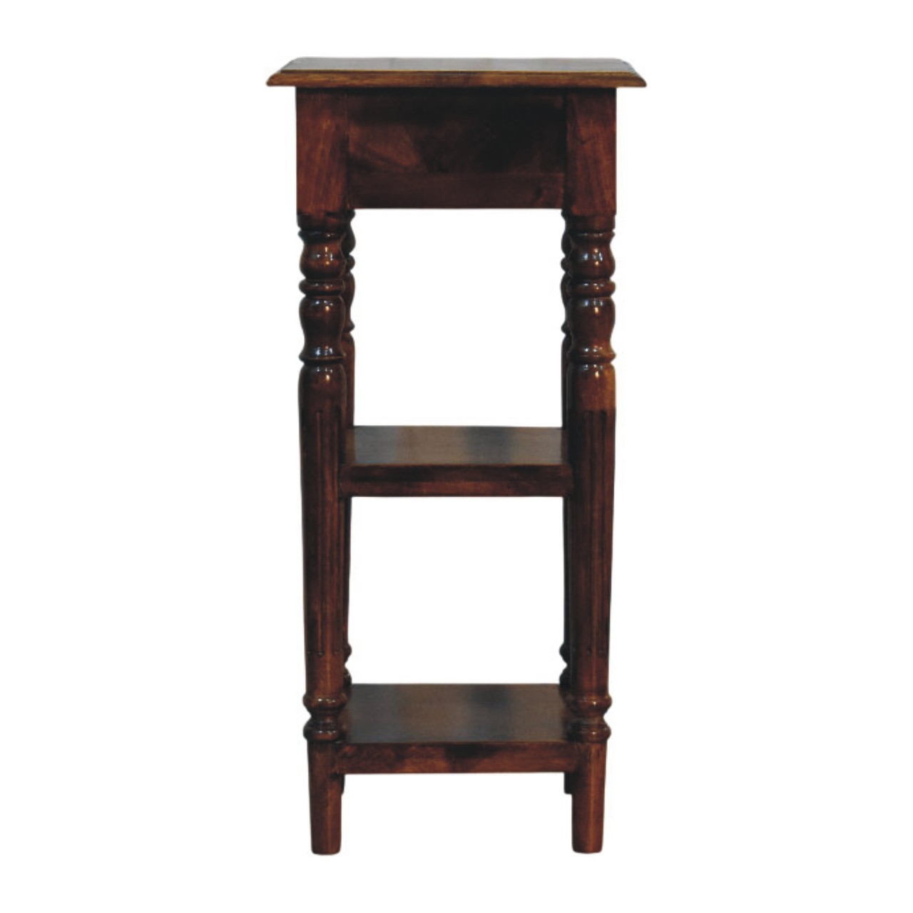 Tall Turned Leg Side Table - Image 9