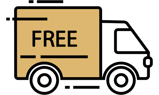 Free delivery truck icon