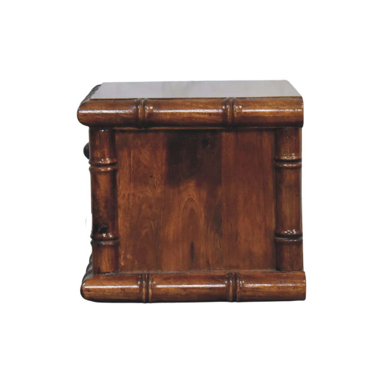 Bamboo Two Drawer Wall-Mounted Bedside - Image 8