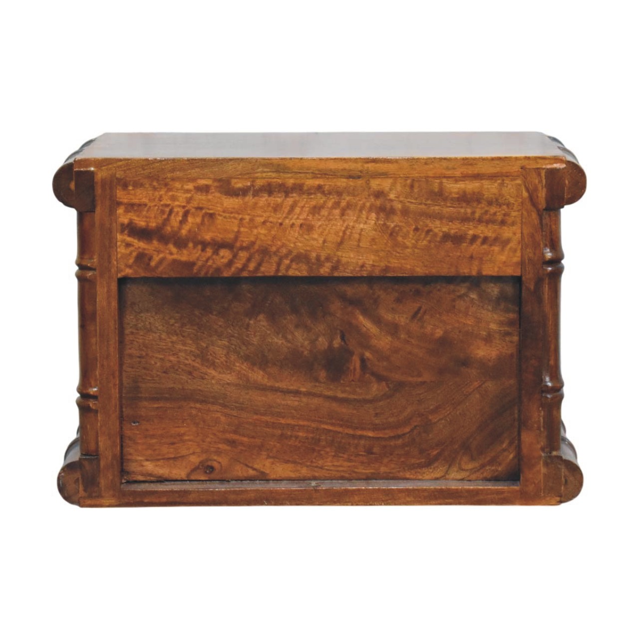 Bamboo Two Drawer Wall-Mounted Bedside - Image 9