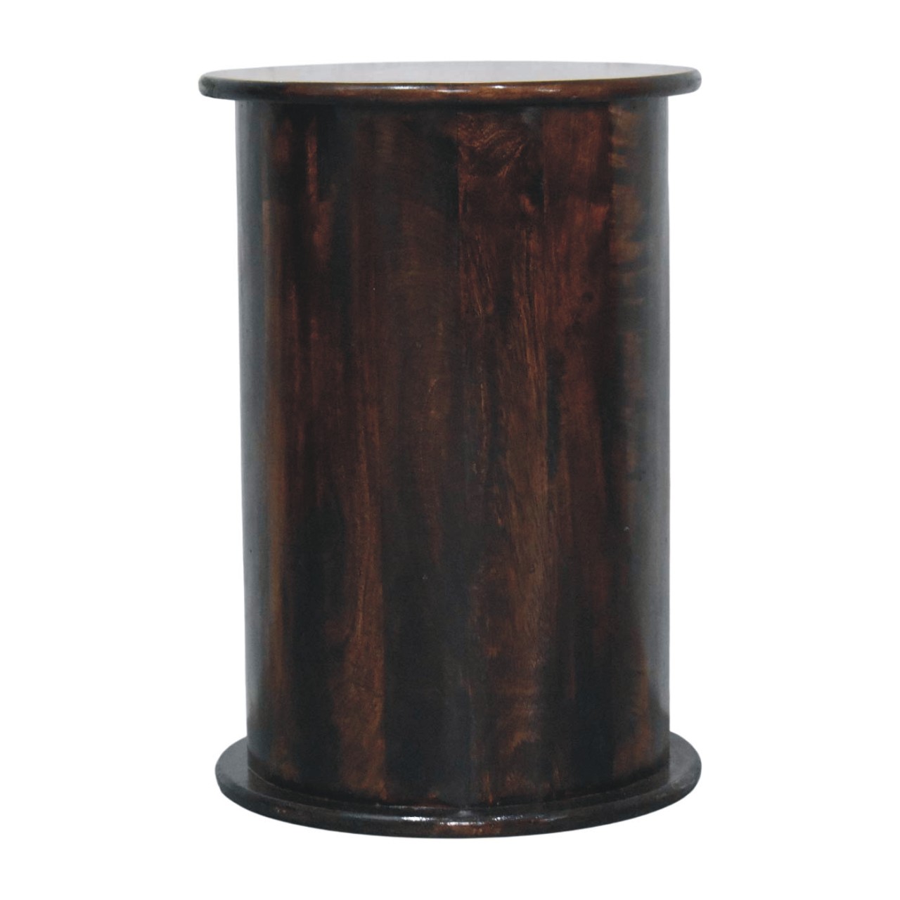 California Walnut Drum 3 Drawer Chest - Image 9