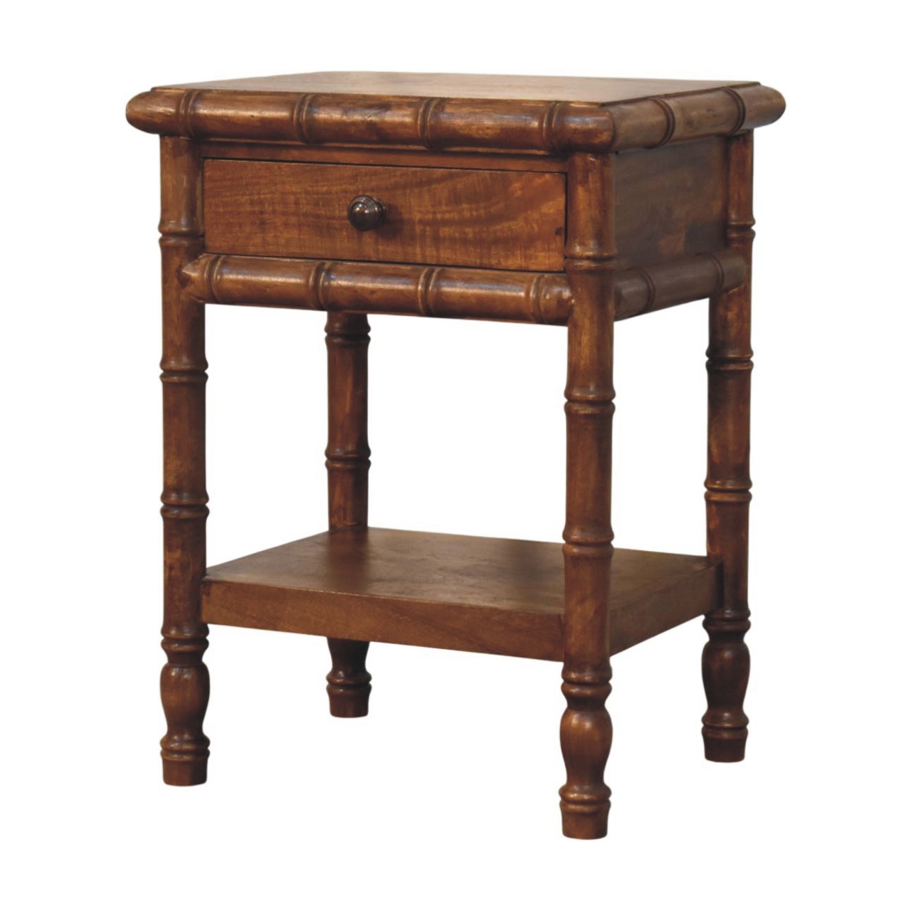 Bamboo Heritage Bedside Table - Image 3