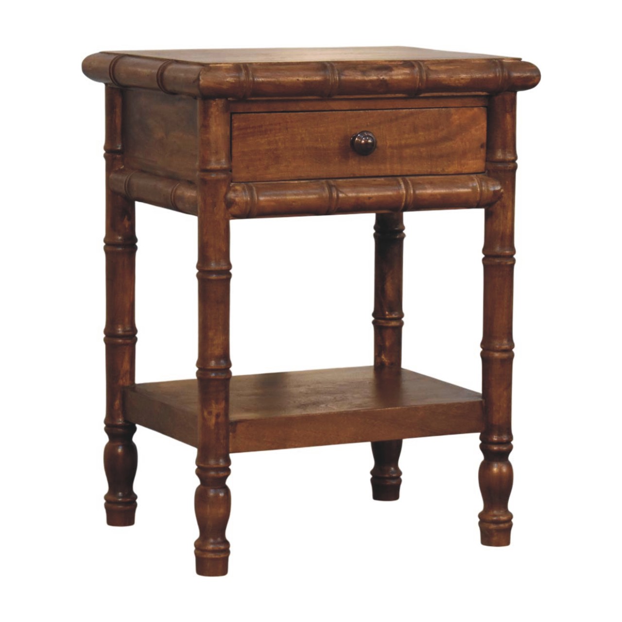 Bamboo Heritage Bedside Table - Image 2