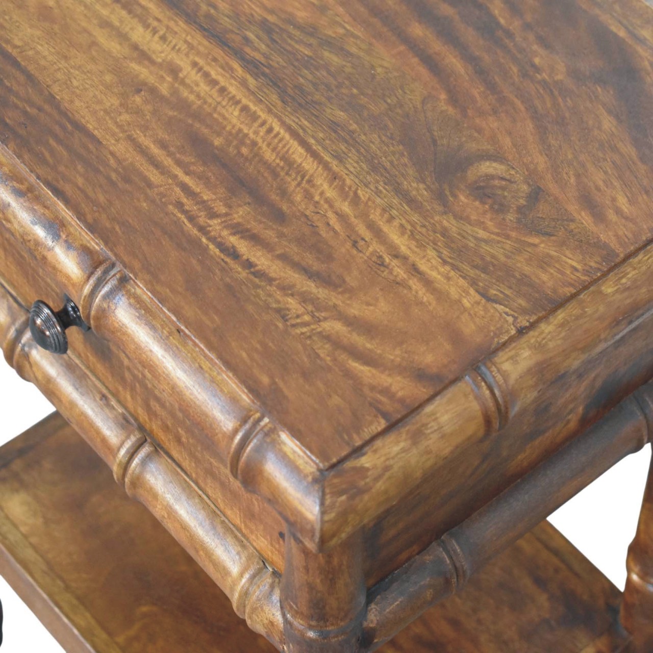 Bamboo Heritage Bedside Table - Image 5