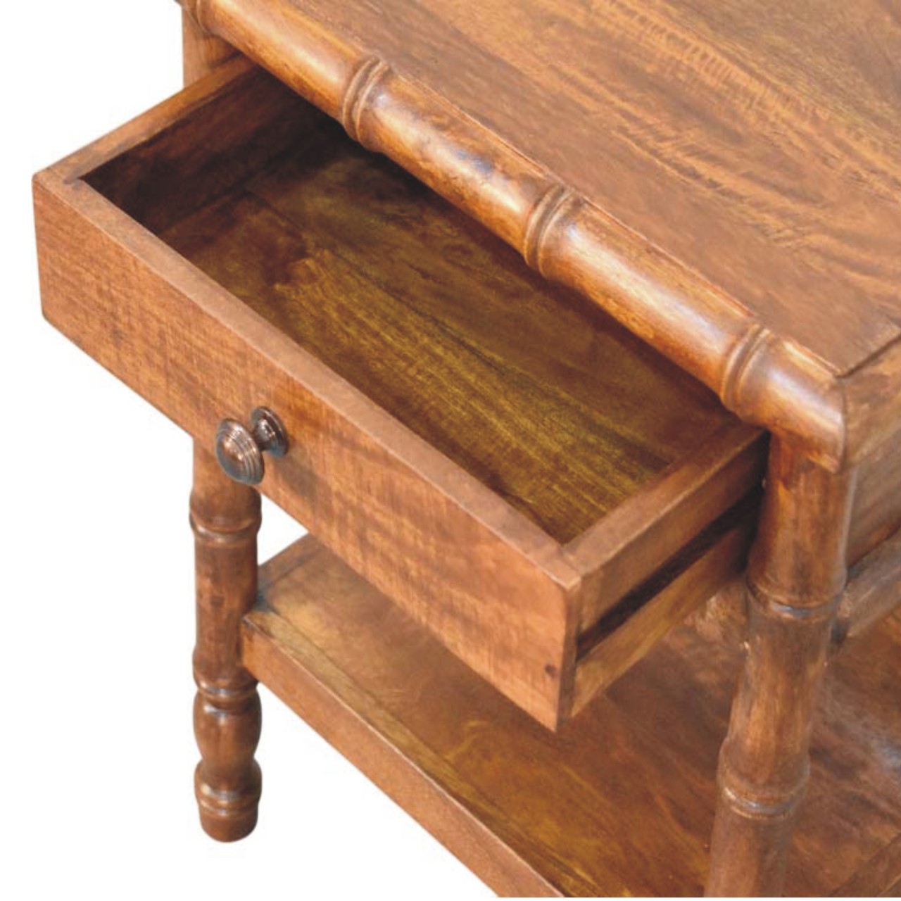 Bamboo Heritage Bedside Table - Image 6