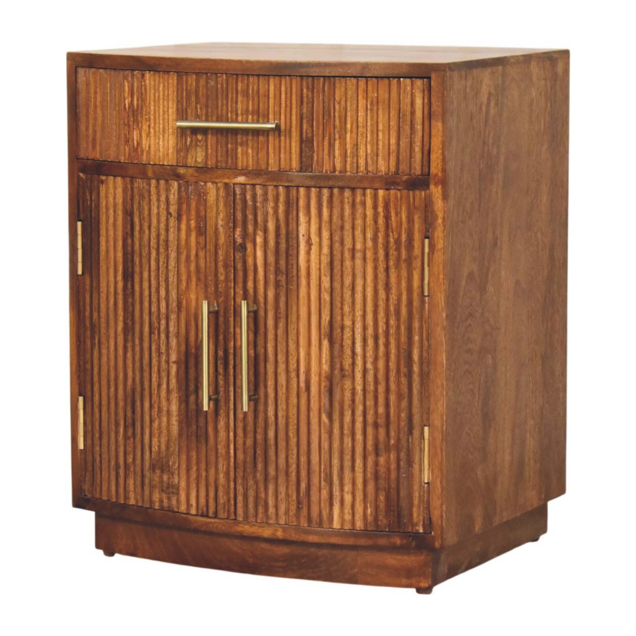 Milan Fluted Bedside Cabinet - Image 3
