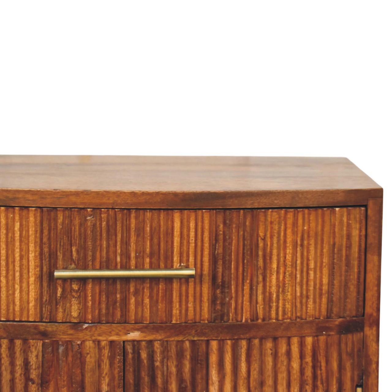 Milan Fluted Bedside Cabinet - Image 4
