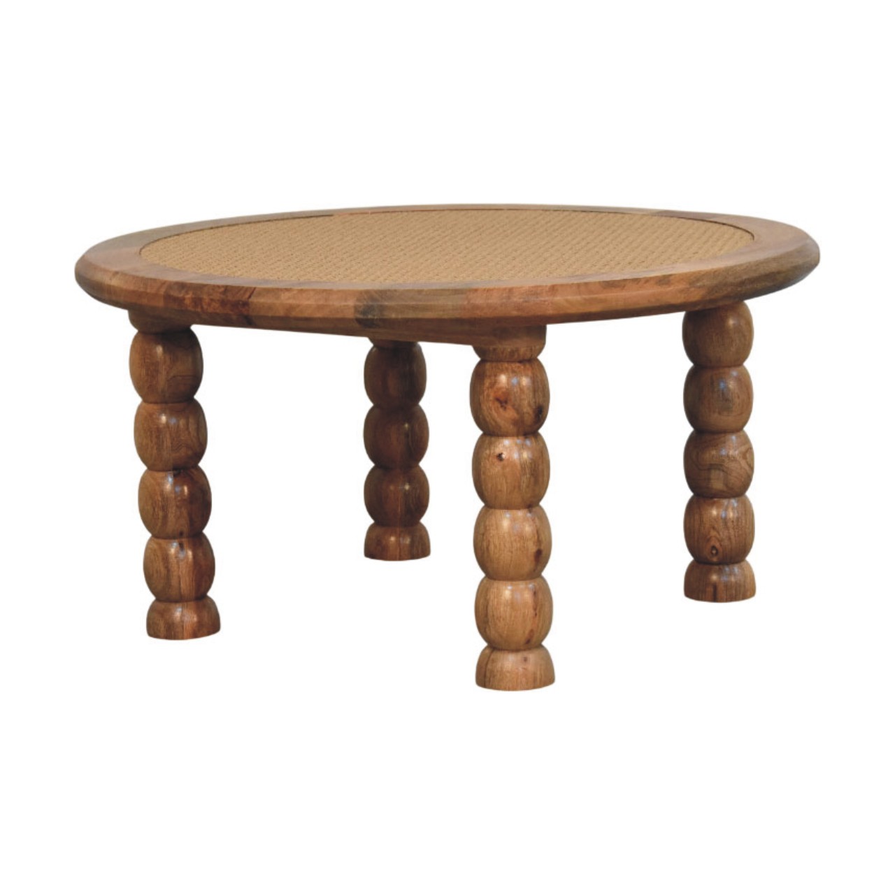 Spindle Rattan Coffee Table - Image 8