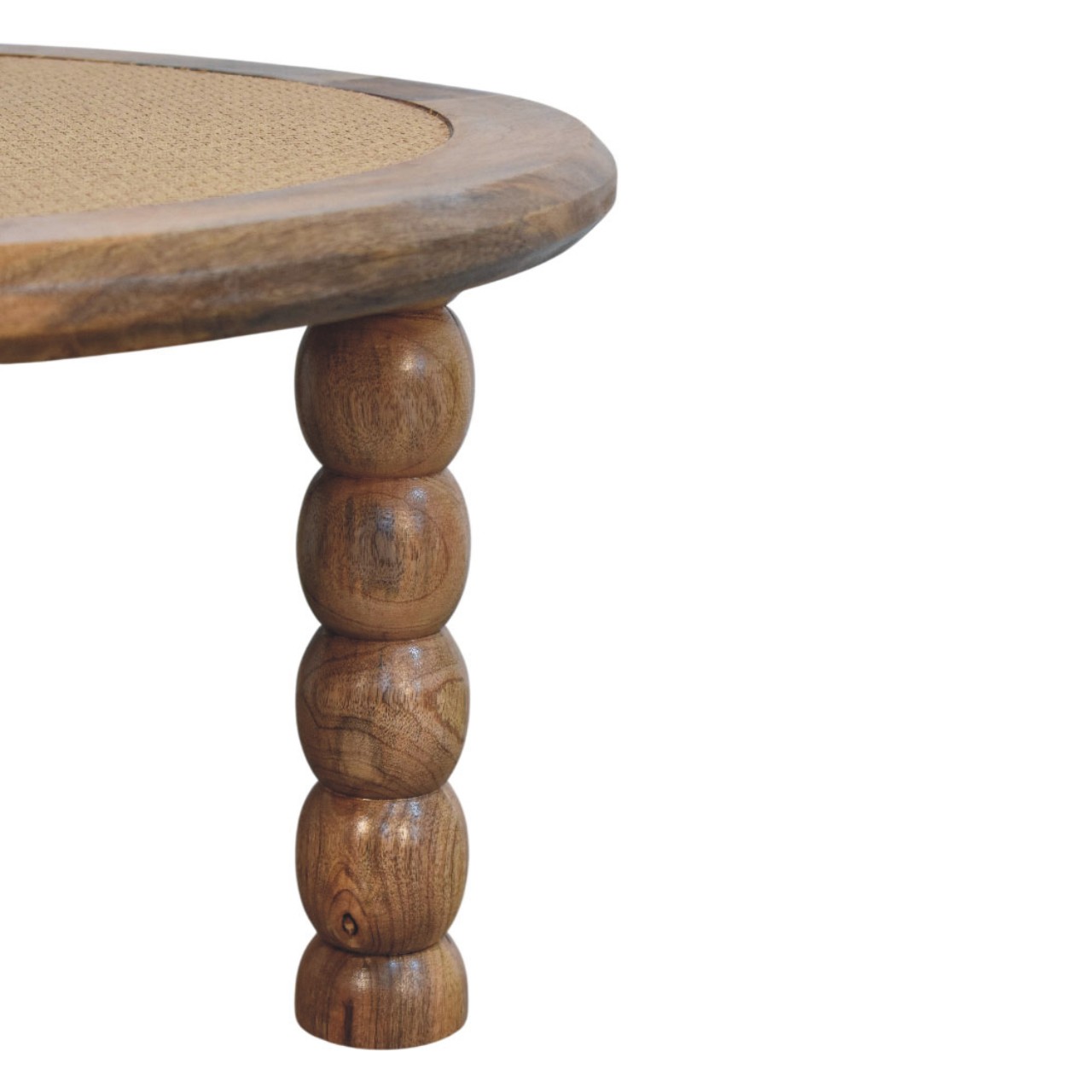 Spindle Rattan Coffee Table - Image 4